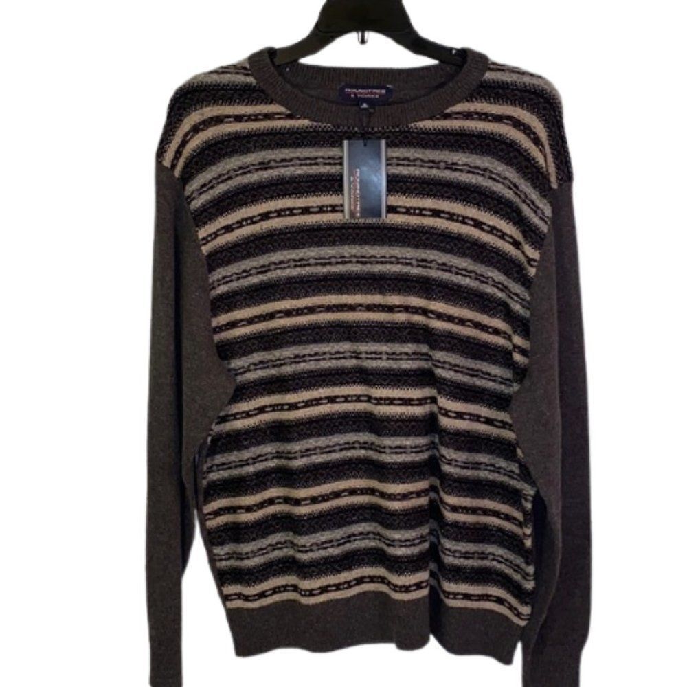 🆕Roundtree & Yorke XL Crewneck Men’s Grey Sweater